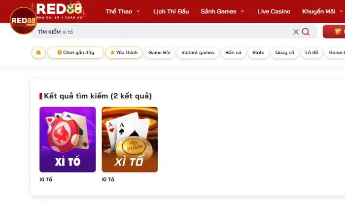 Giới thiệu về game bài xì tố Red88